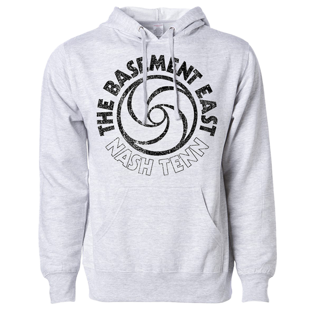 The Basement East Grey Spiral Logo Hoodie The Basement